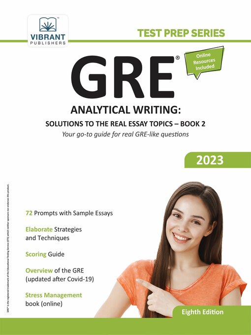 Title details for GRE Analytical Writing by Vibrant Publishers - Available